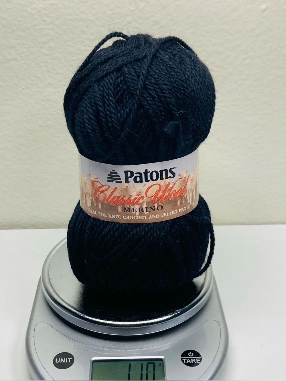 NEW Classic Wool Merino Yarn - Black